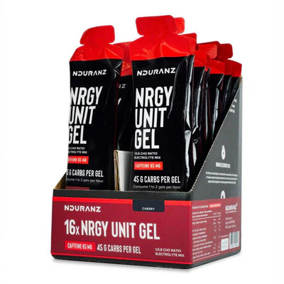 Nduranz - Nrgy Unit Gel med Koffein BOX - 16 x 75g