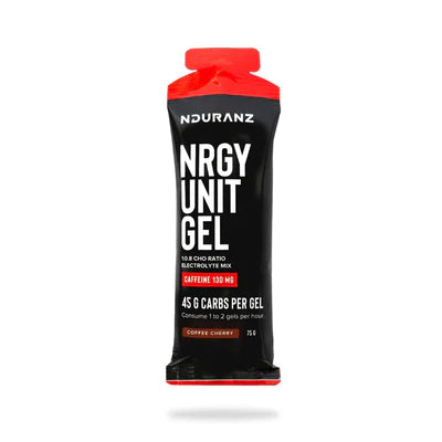 Nduranz - Nrgy Unit Gel med Koffein BOX - 16 x 75g